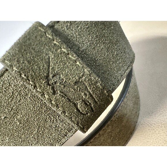 NWT Polo Ralph Lauren MEN'S BELT 36 SIGNATURE PONY SUEDE BELT - Picture 4 of 7